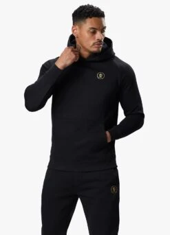 Gym King Fight Division Hood - Black/Gold -Gym King Store FIGHTDIVISIONHOOD JOGGER 281