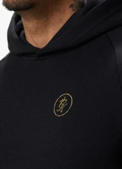 Gym King Fight Division Hood - Black/Gold -Gym King Store FIGHTDIVISIONHOOD JOGGER 286