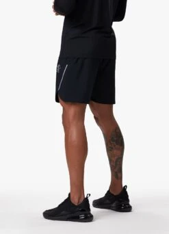 Gym King Flex 6" Short - Black/Silver -Gym King Store FLEXFUNNEL SHORT BLACKSILVERQZP B2CPVSHR B2CQ2 143
