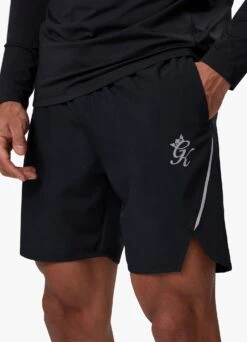 Gym King Flex 6" Short - Black/Silver -Gym King Store FLEXFUNNEL SHORT BLACKSILVERQZP B2CPVSHR B2CQ2 149