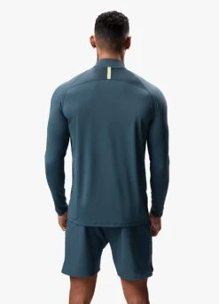 Gym King Flex 1/4 Zip Funnel - Twilight Blue/Lime -Gym King Store FLEXFUNNEL SHORT TWILIGHTBLUELIMEQZP A2C2LSHR A2C2Y 61