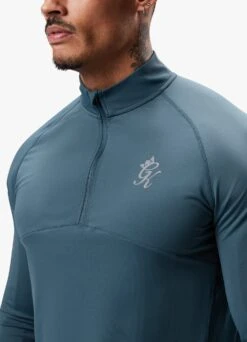 Gym King Flex 1/4 Zip Funnel - Twilight Blue/Lime -Gym King Store FLEXFUNNEL SHORT TWILIGHTBLUELIMEQZP A2C2LSHR A2C2Y 62