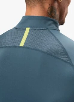 Gym King Flex 1/4 Zip Funnel - Twilight Blue/Lime -Gym King Store FLEXFUNNEL SHORT TWILIGHTBLUELIMEQZP A2C2LSHR A2C2Y 64