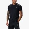 Gym King Flex Tee - Black/Silver -Gym King Store FLEXTEE BLACKSILVERSST B2CPY 133