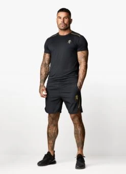 Gym King Flex Short - Black/Gold -Gym King Store FLEXTEE SHORT BLACKGOLDSST A2BHQSHR A2BHS 98 1d1b12e0 0a47 4d41 a081 344503cbc7bf