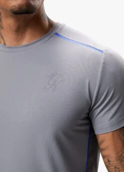 Gym King Flex Tee - Titanium Grey/Royal Blue 16 Gym King Flex Tee - Titanium Grey/Royal Blue -Gym King Store FLEXTEE SHORT TITANIUMGREYROYALBLUESST A2C2HVST A2C2O 70