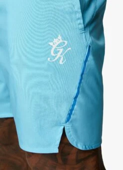 Gym King Contrast Flex 6" Short - Aqua/Blue -Gym King Store FLEXVEST AQUAVST B2BCO 310