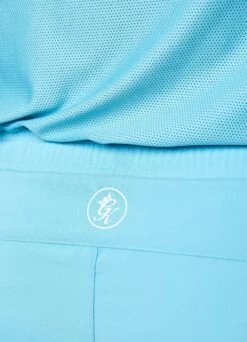 Gym King Contrast Flex 6" Short - Aqua/Blue -Gym King Store FLEXVEST AQUAVST B2BCO 313