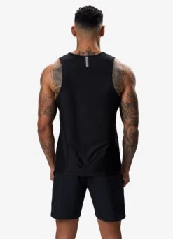 Gym King Flex Vest - Black/Silver -Gym King Store FLEXVEST BLACKSILVERVST B2CQ4 128