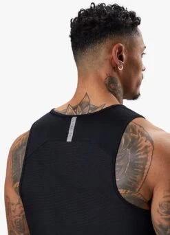 Gym King Flex Vest - Black/Silver -Gym King Store FLEXVEST BLACKSILVERVST B2CQ4 131
