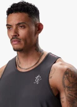 Gym King Flex Vest - Graphite/Fuchsia -Gym King Store FLEXVEST GRAPHITEFUCHSIAVST A2CN4249
