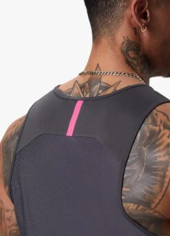 Gym King Flex Vest - Graphite/Fuchsia -Gym King Store FLEXVEST GRAPHITEFUCHSIAVST A2CN4250