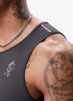 Gym King Flex Vest - Graphite/Fuchsia -Gym King Store FLEXVEST GRAPHITEFUCHSIAVST A2CN4251
