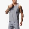 Gym King Flex Vest - Titanium Grey/Royal Blue -Gym King Store FLEXVEST SHORT TITANIUMGREYROYALBLUEVST A2C2OSHR A2C2U 76