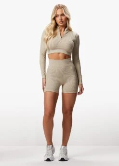 Gym King Formation Rib 3" Short - Oatmeal Marl -Gym King Store FORMATIONRIB14ZIP SHORT OATMEALMARLWQZ A2BSDWSR A2BSI 163 958f1d89 9548 407b b7a8 a893f510cb77