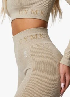 Gym King Formation Rib 3" Short - Oatmeal Marl -Gym King Store FORMATIONRIB14ZIP SHORT OATMEALMARLWQZ A2BSDWSR A2BSI 171