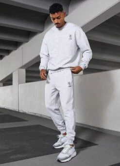 Gym King Aventus Jogger - Snow Marl -Gym King Store FULLRES 196