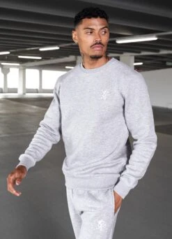 Gym King Fundamental Crew Tracksuit - Grey Marl -Gym King Store FUNDAMENTAL GREYMARL 582 22b7795e 43ac 4121 95cf 607fe8efe929