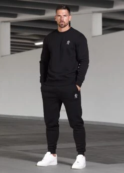 Gym King Fundamental Crew Tracksuit - Black -Gym King Store FUNDAMENTALCREW BLACK 586