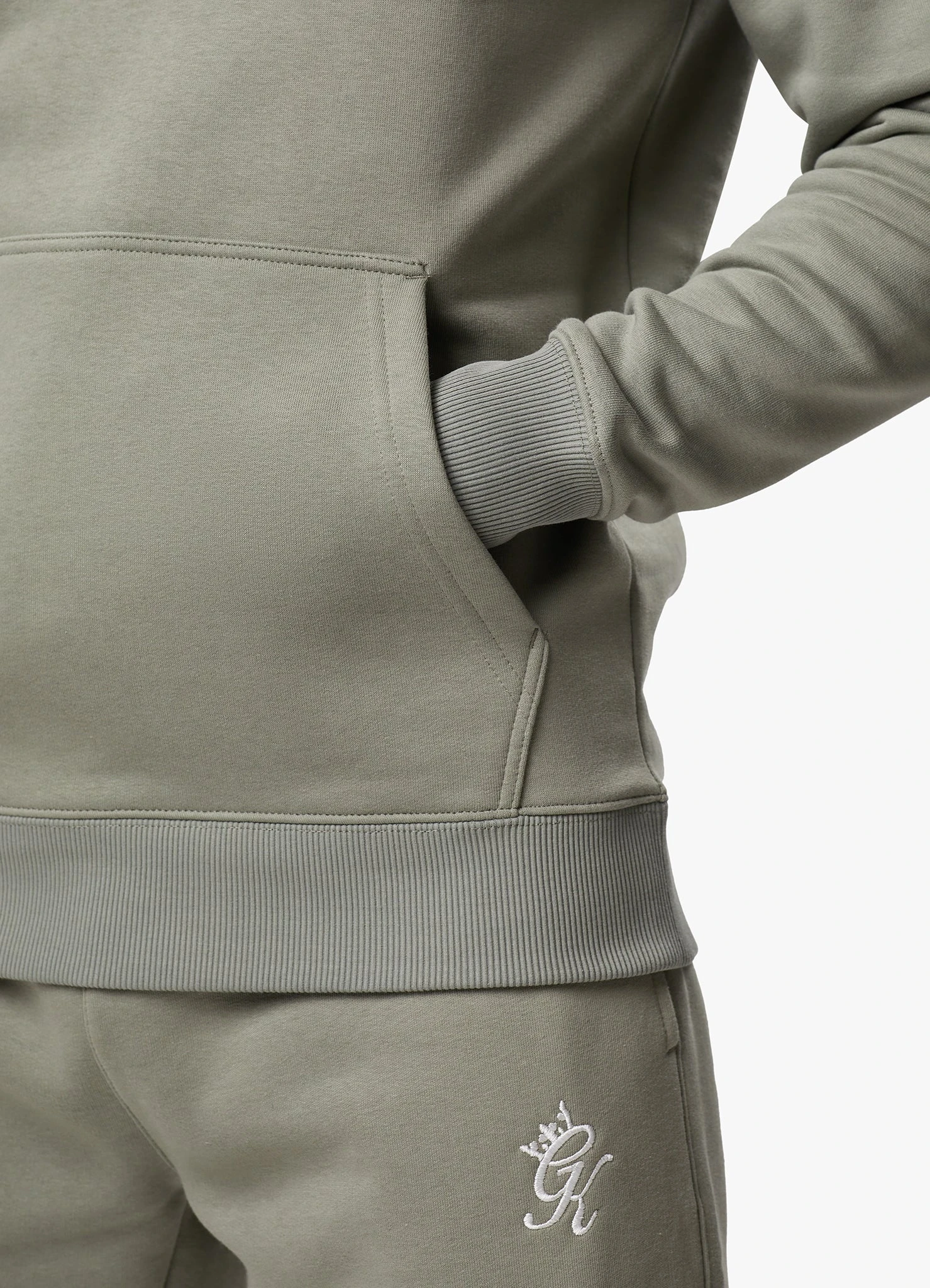 Gym King Fundamental Fleece Hood - Soft Khaki 9 Gym King Fundamental Fleece Hood - Soft Khaki - Image 7