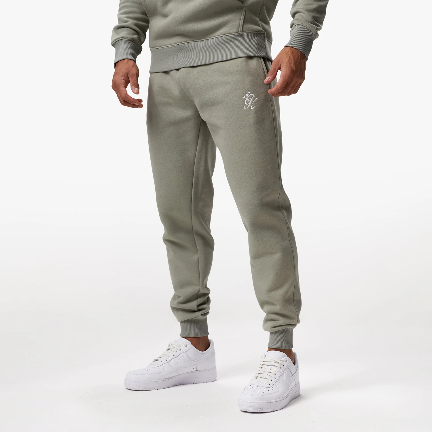 Gym King Fundamental Fleece Jogger - Soft Khaki 4 Gym King Fundamental Fleece Jogger - Soft Khaki - Image 2