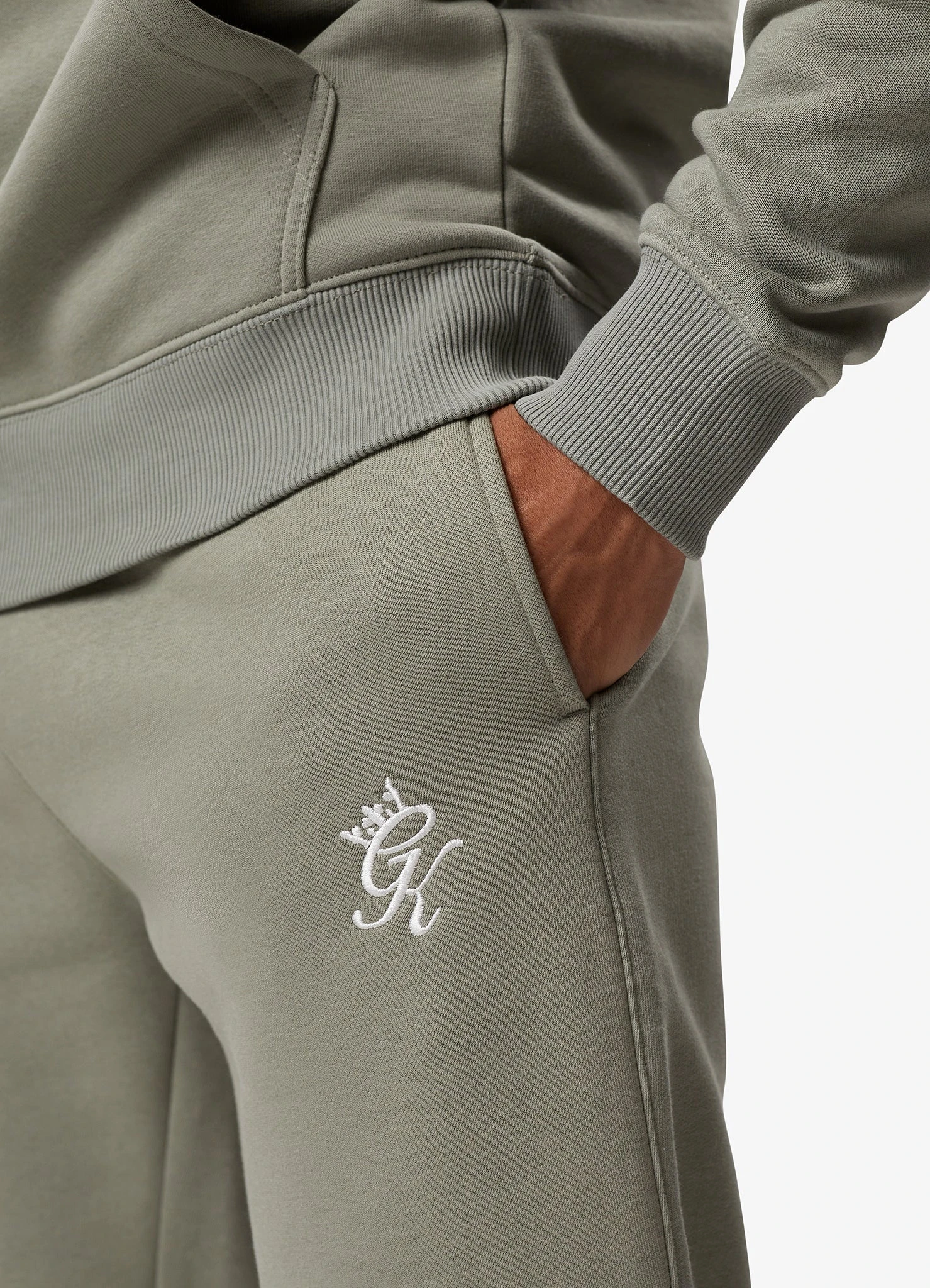 Gym King Fundamental Fleece Jogger - Soft Khaki 7 Gym King Fundamental Fleece Jogger - Soft Khaki - Image 5