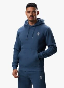 Gym King Fundamental Fleece Hood - Twilight Blue