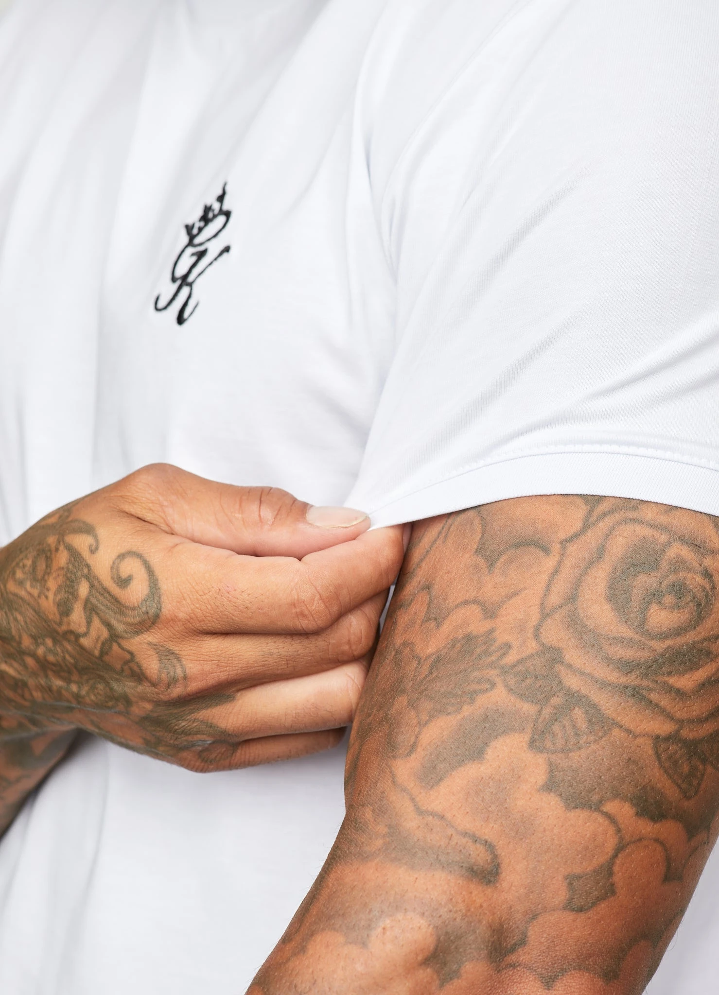 Gym King Fundamental Jersey Tee - White 8 Gym King Fundamental Jersey Tee - White - Image 6