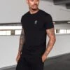 Gym King Fundamental Jersey Tee - Black -Gym King Store FUNDAMENTALTEE BLACK 593