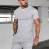 Gym King Fundamental Jersey Tee - Grey Marl