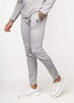 Gym King Fundamental Lightweight Poly Tracksuit Bottoms - Shadow Grey