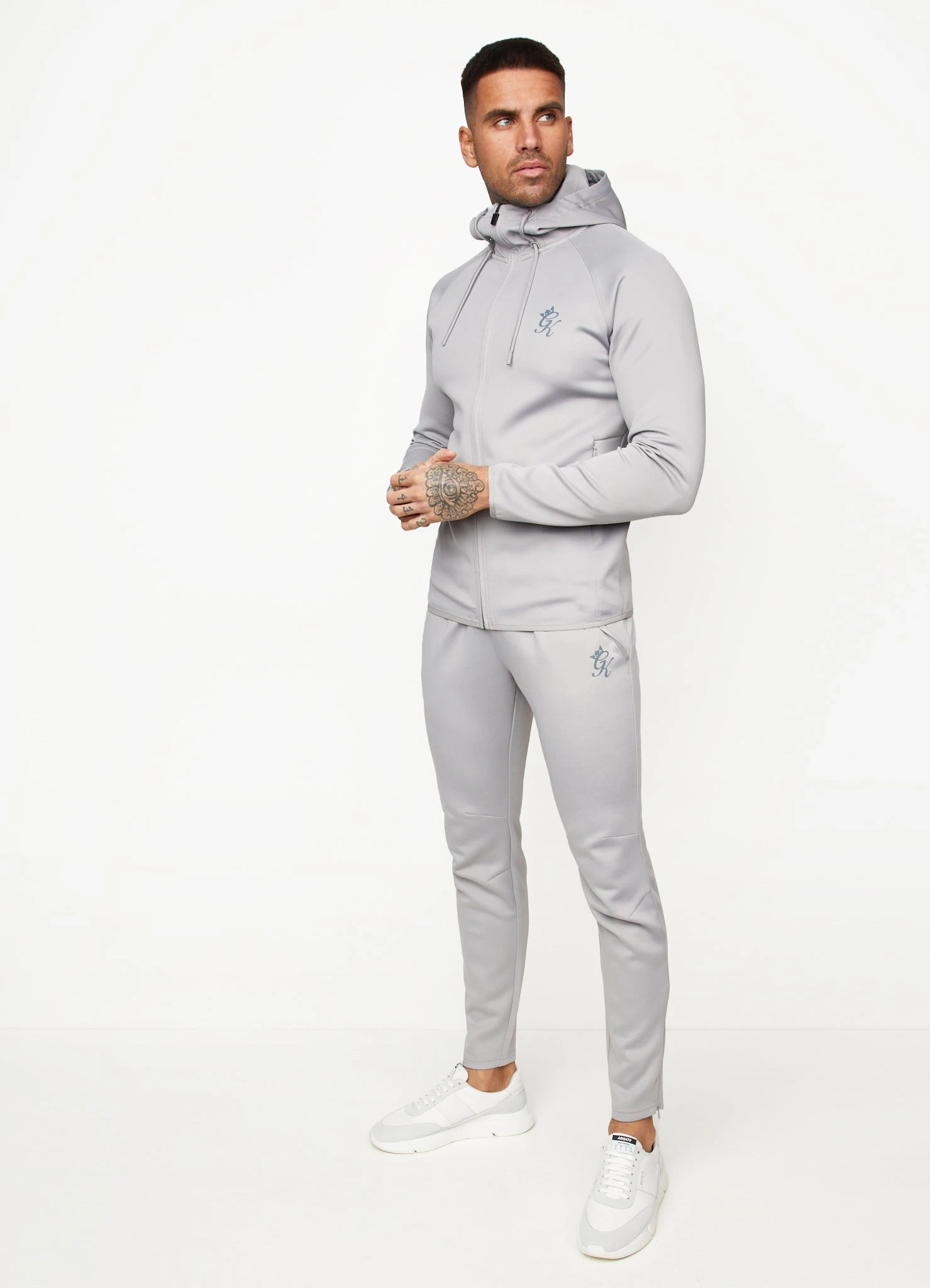 Gym King Fundamental Lightweight Poly Tracksuit Bottoms - Shadow Grey 8 Gym King Fundamental Lightweight Poly Tracksuit Bottoms - Shadow Grey - Image 6