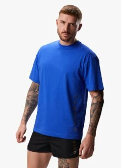 Gym King Blaze Jersey Tee - Sonic Blue -Gym King Store GKBLAZEJERSEYTEE SONICBLUESST B2CYE 202