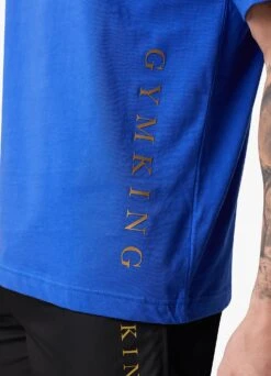 Gym King Blaze Jersey Tee - Sonic Blue -Gym King Store GKBLAZEJERSEYTEE SONICBLUESST B2CYE 206