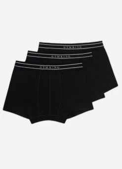 Accessories Gym King Boxers (3PK) - Black -Gym King Store GKBOXERS BLACKUND B25I9 1