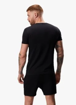Gym King Pro Classic Tee - Black 20 Gym King Pro Classic Tee - Black -Gym King Store GKPROCLASSICTEE SHORT BLACKSST B2CV1 126