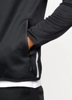 Gym King Velocity Tech Full Zip - Grey -Gym King Store GKSPORTVELOCITYTECHFULLZIPHOOD BLACK DARKGREYTST A2692 206