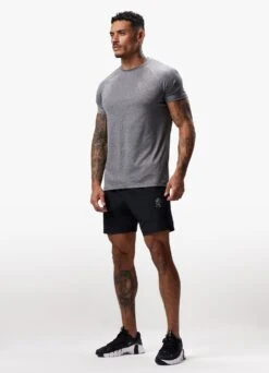 Gym King Grindle Tee - Grey Marl -Gym King Store GRINDLETEE GREYMARLSST A26ZI 250