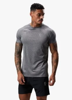 Gym King Grindle Tee - Grey Marl -Gym King Store GRINDLETEE GREYMARLSST A26ZI 251
