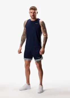 Gym King Higher State Vest - Navy -Gym King Store HIGHERSTATEVEST SHORT NAVYVST B2CVASHR B2CVD 43