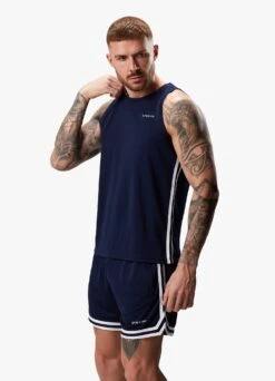 Gym King Higher State Vest - Navy -Gym King Store HIGHERSTATEVEST SHORT NAVYVST B2CVASHR B2CVD 46