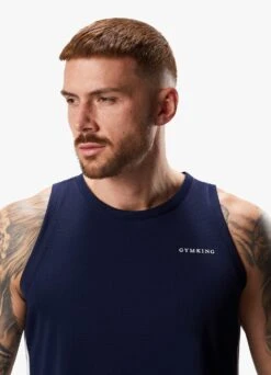 Gym King Higher State Vest - Navy -Gym King Store HIGHERSTATEVEST SHORT NAVYVST B2CVASHR B2CVD 47