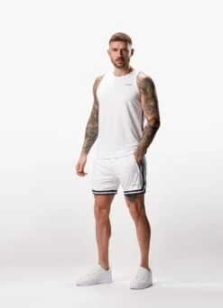 Gym King Higher State Short - White -Gym King Store HIGHERSTATEVEST SHORT WHITEVST B2CVCSHR B2CVF 54 bf0cdec6 c862 4431 818e 394cc0a37d94