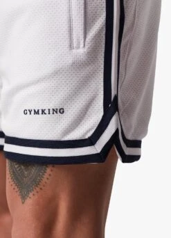 Gym King Higher State Short - White -Gym King Store HIGHERSTATEVEST SHORT WHITEVST B2CVCSHR B2CVF 60
