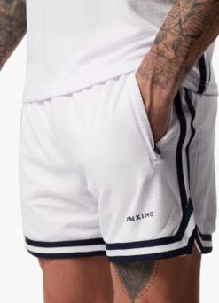 Gym King Higher State Short - White -Gym King Store HIGHERSTATEVEST SHORT WHITEVST B2CVCSHR B2CVF 61