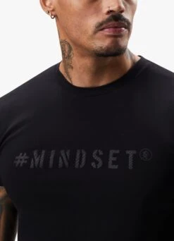 Gym King Mindset Jersey Tee - Black -Gym King Store MINDSETTEE BLACK 453
