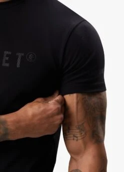 Gym King Mindset Jersey Tee - Black -Gym King Store MINDSETTEE BLACK 454