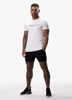 Gym King Mindset Jersey Tee - White -Gym King Store MINDSETTEE WHITE102