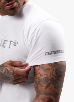 Gym King Mindset Jersey Tee - White -Gym King Store MINDSETTEE WHITE107