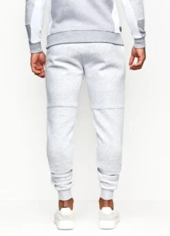 Gym King Minefield Jogger - Snow Marl/White/Light Grey Marl -Gym King Store MINEIFLEDCREW SNOWWHITELGMSWT E20AA 128